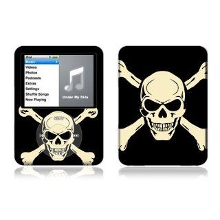 Crossbone Skin Decal Sticker for Apple iPod Nano 3G (3rd