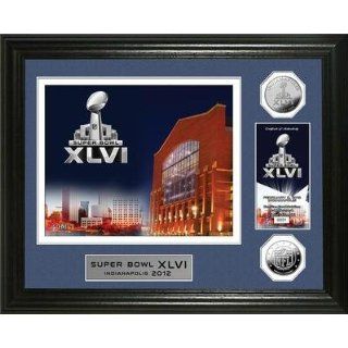 Super Bowl XLVI Commemorative Silver Coin Photo Mint