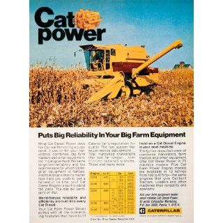 1979 Ad Caterpillar Cat Power Machine Farming Farmer