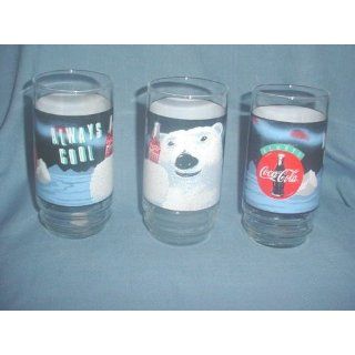 Set of 3 Coca Cola Glass Tumblers: Everything Else