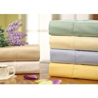 Sateen Solid Combed Cotton 300 Thread Count Sheet Set Size