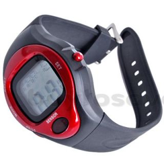  Sport Alarm Pulse Heart Rate Monitor Noctilucent Stopwatch Watch