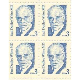 Paul White MD Set of 4 x 3 Cent US Postage Stamps NEW Scot