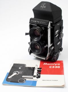 Mamiya C330 TLR Outfit w 80mm F2 8 Blue Dot Lens