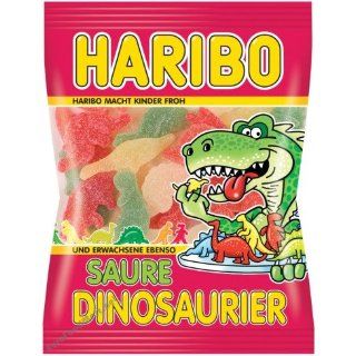 Haribo Sour Dinosaurs Gummi Candy 200g: Grocery & Gourmet