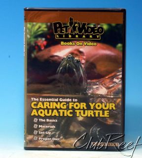 Aquatic Turtle Health Diet Care How to DVD Guide