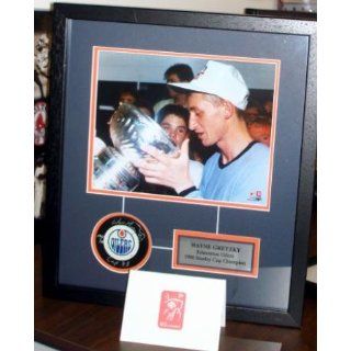  Puck   (shadowbox framed inscribed 88 Cup