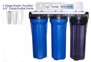 Stage Whole House Water Filter Sediment Carbon Filter