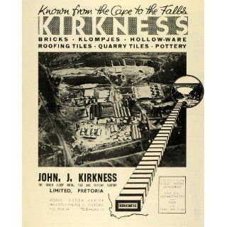 1939 Ad John Kirkness Plant Brick Roofing Tile Quarry