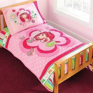 Strawberry Shortcake 4 Piece Toddler Bedding Set: Home