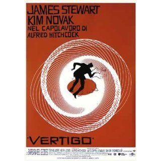 Vertigo   Movie Poster (Orange Style) (Size 27 x 39