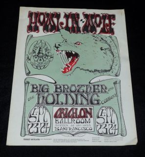 Howlin Wolf   Big Brother & the Holding Co. Janis Joplin 1966 AVALON