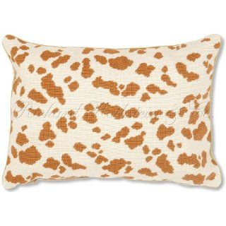 Light Brown and Cream White Spotted Cow Pattern