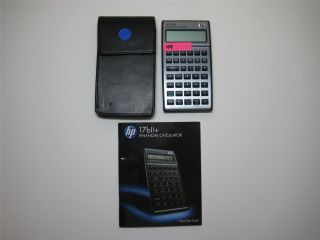 Hewlett Packard HP 17bII+ Financial Calculator (EXCELLENT CONDITION 44