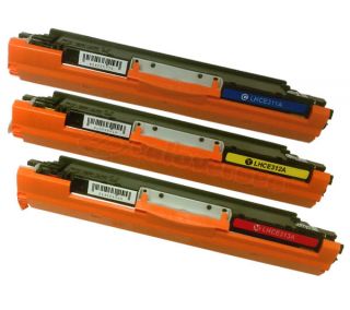 3pk CE311 CE312 CE313 126A for HP Color Toner CP1020 Series CP1025nw