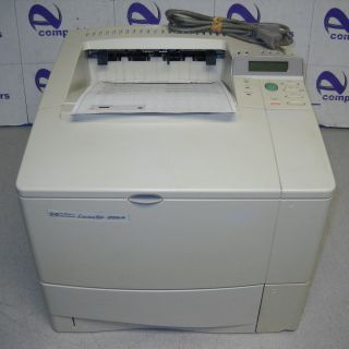 HP LaserJet 4050N Laser Printer w Duplexer Parallel Network 356 950