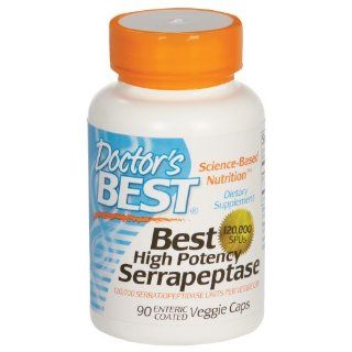 Doctors Best   High Potency Serrapeptase, 120,000 units