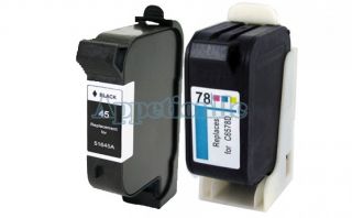 Black Tri Color Ink Cartridge Set for HP Printer 088698004289