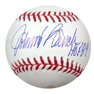 Signed Johnny Bench Baseball   HOF 89 PSA DNA #G03962