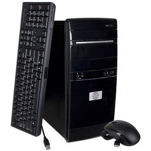 HP de Branded Athlon II 170U 2 0GHz 2GB 500GB DVD±RW Desktop PC