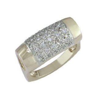 Haden   size 9.75 14K Gold Fancy Diamond Ring Jewelry 