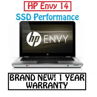  HP Envy 14 2070 Core i5 2 3GHz 160GB SSD 8GB RAM 14 5 INFINITY Laptop