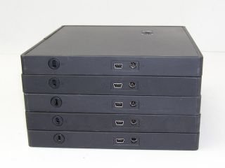 Lot of 5 HP External USB CD RW Burner DVD ROM Combo Multibay II Drives