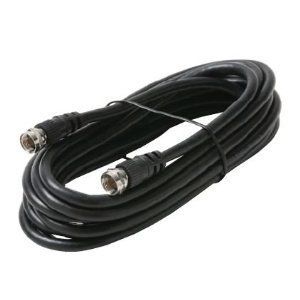  25 ft Foot Coaxial RG 6U Satellite CATV Antenna Cable Black