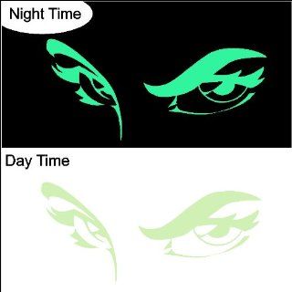 Glow in the Dark Sexy Eyes Decals Stickers Removable Wall