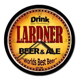 LARDNER beer and ale cerveza wall clock 