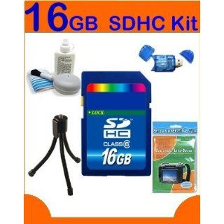 High Speed 16GB SDHC Class 6 Memory Card and FREE Kit