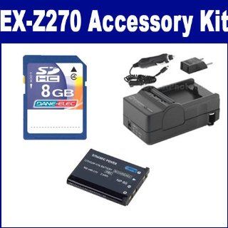Casio Exilim EX Z270 Digital Camera Accessory Kit includes