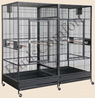 The HQ Giant Double Bird Cage are ideal bird cages for  exotic birds