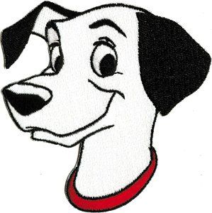Disney 101 Dalmatians Movie Pongo Dog Embroidered Iron On