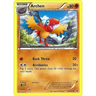   Pokemon Noble Victories Uncommon Archen 66/101 Toys & Games