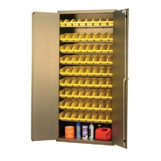  Steel Storage Cabinet with Plastic Bins   QPR BG 102