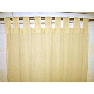  100% Cotton Gauze Tab Curtain, 44 Inches X 104 Inches