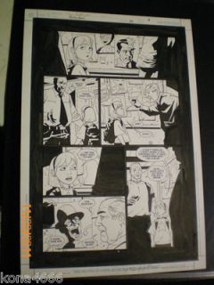  Batman Harley Quinn Comic Art Issue 35 Page 6 Signed Artist Huddleston