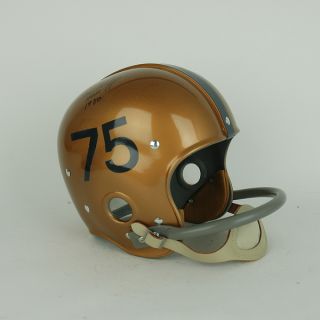 1955 West Virginia Football Helmet Autographed Sam Huff Signed