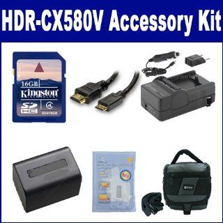 Sony HDR CX580V Camcorder Accessory Kit includes: SDM 109