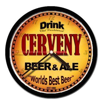 CERVENY beer and ale cerveza wall clock 