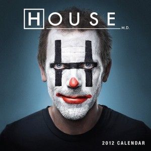 TV Show Hugh Laurie House M D 2012 Wall Calendar
