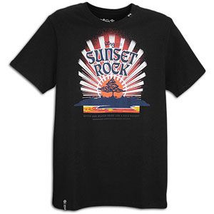 LRG Sunset Rock S/S T Shirt   Mens   Casual   Clothing   Black