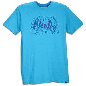 Hurley Daytons S/S T Shirt   Mens   Casual   Clothing   Cyan