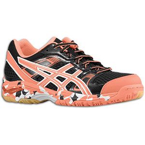 ASICS® Gel 1140V   Womens   Volleyball   Shoes   Black/Neon Melon