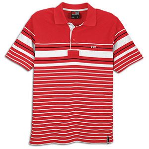 Southpole Engineered Stripe Polo w/ Embroidery   Mens   Casual