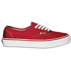 Vans Authentic   Mens   Skate   Shoes   Red