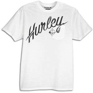 Hurley Striker Pocket S/S T Shirt   Mens   Casual   Clothing   White