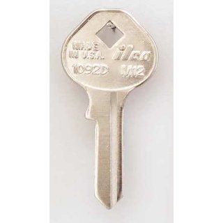 KABA ILCO 1092D M12 Key Blank,Brass,Type M12,5 Pin,PK 10