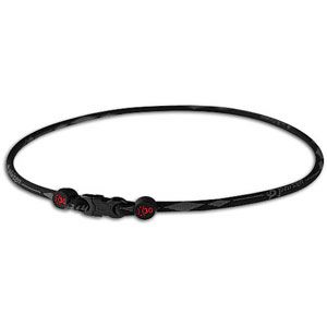 Phiten X30 Titanium Necklace   Baseball   Accessories   Black/Grey